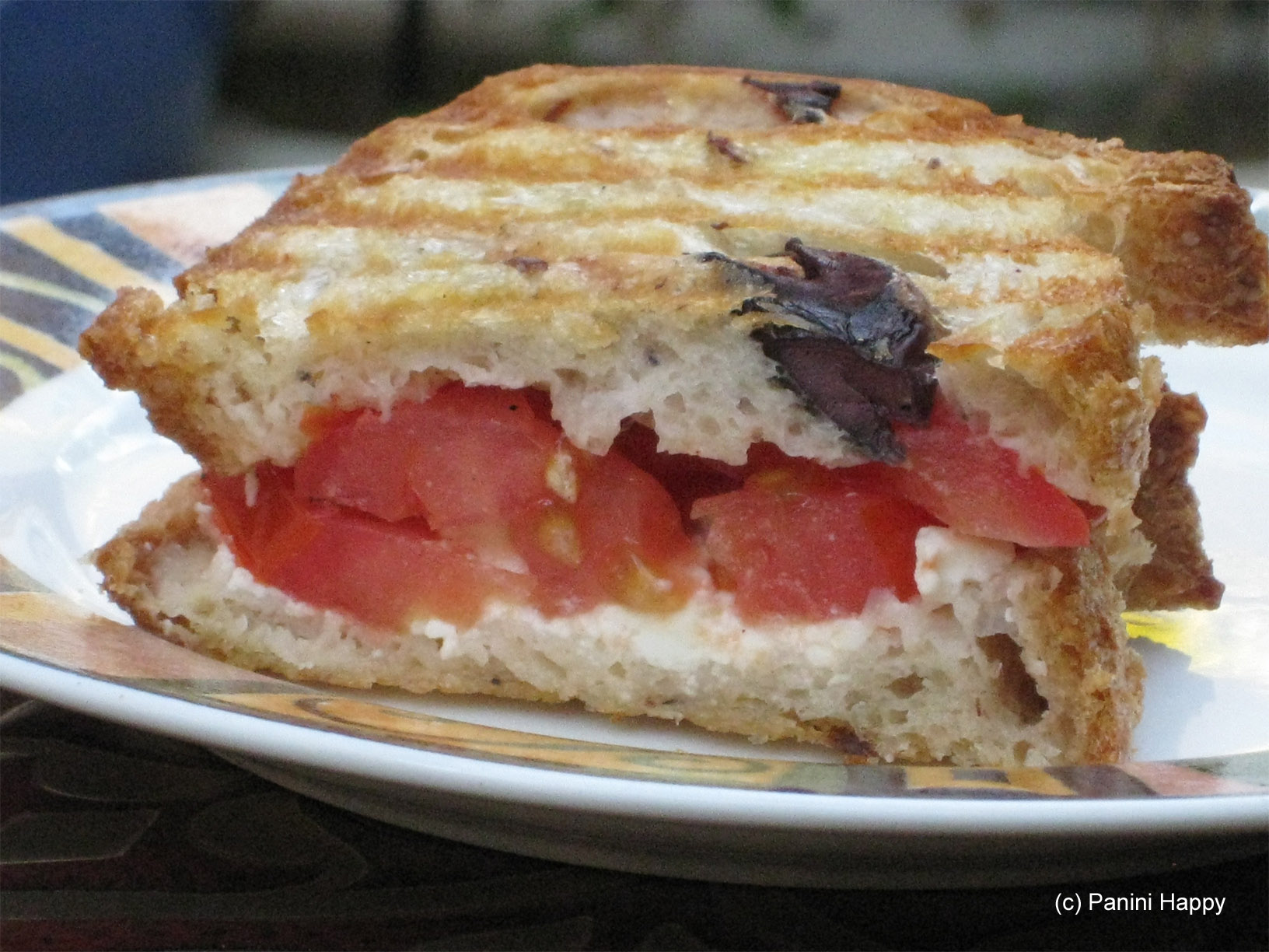Tomato, Feta & Oregano Panini Tomato, Feta & Oregano Panini