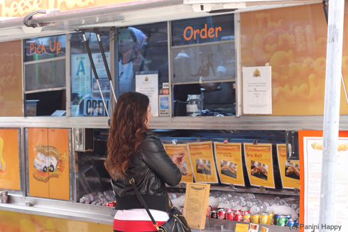 Ordering at the Grilled Cheese Truck