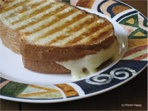 Grilled Cheese & Honey Panini