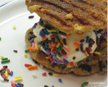 Peach-Rosemary Pancake Panini