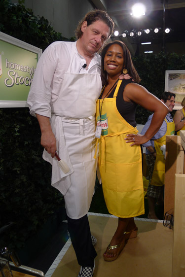 Hanging out with chef Marco Pierre White at BlogHer '11