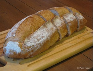 Crusty French bread is ideal for absorbing the barbecue sauce