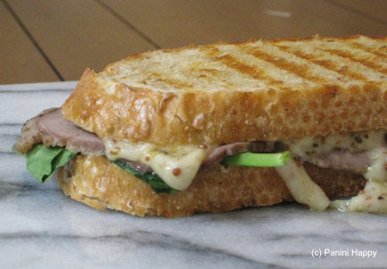 Red Dragon, Roast Beef & Arugula Panini