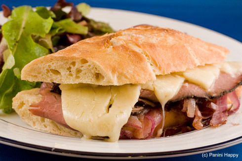 Roast Beef & Cheddar Panini