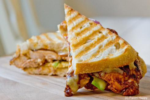 Red Chile Chicken Panini