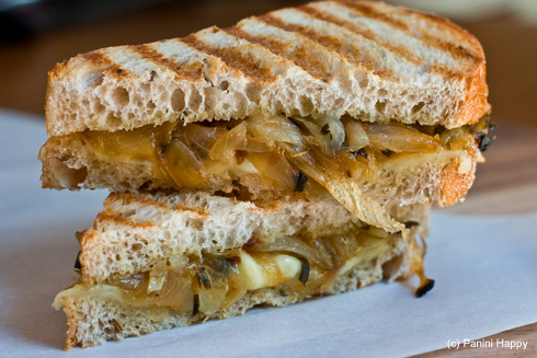 Gruyere with Caramelized Onions Panini