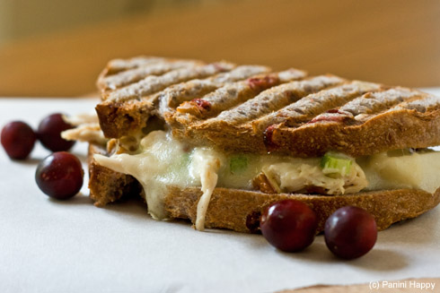 Turkey-Apple Salad Melt Panini