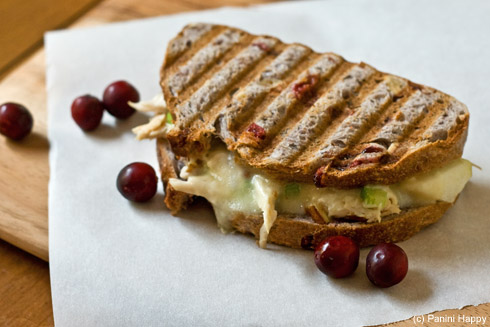 Turkey-Apple Salad Melt Panini