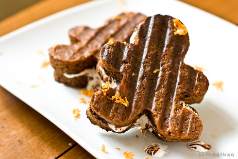 Gingerbread Blondie S'mores Panini