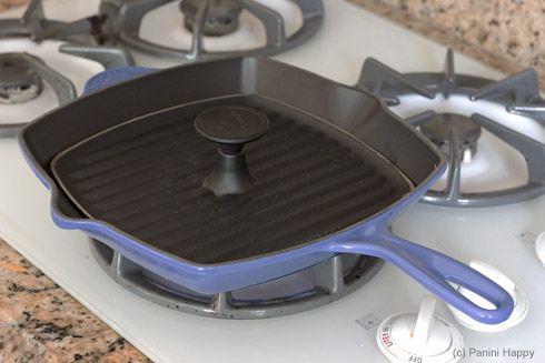 Norpro Cast Iron Panini Pan with Press - Mini