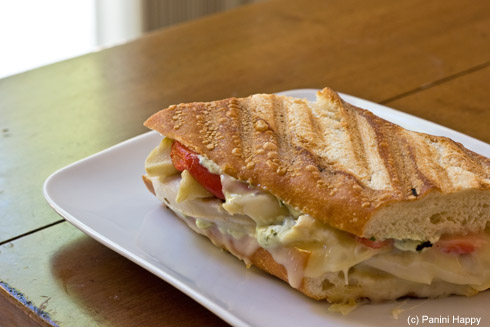 Garlic Chicken Panini