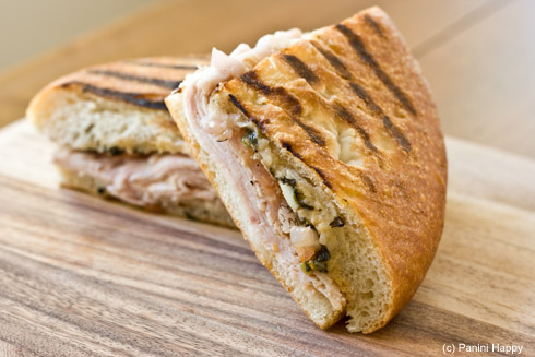 Turkey Artichoke Panini at Panera Bread