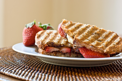 Strawberry, Banana & Nutella Panini