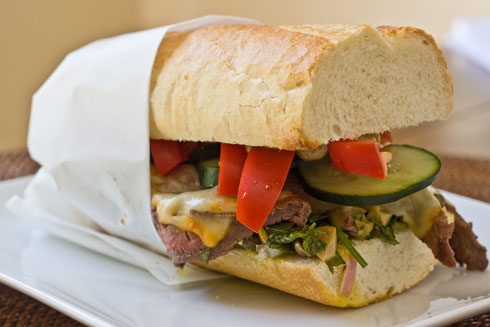 Post image for Stove-Top Sirloin Sandwiches + “Big Bowl of Love” Cookbook Giveaway!