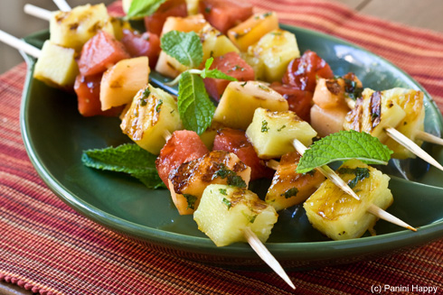 Grilled Fruit Skewers