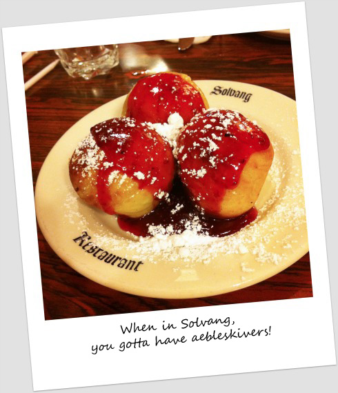 When in Solvang, you gotta have aebleskivers!