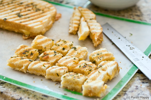 Grilled Cheese Croutons