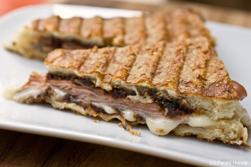 Post image for Mortadella and Fig Panini