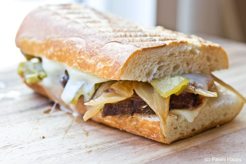 Green Chile Steak Melt Panini