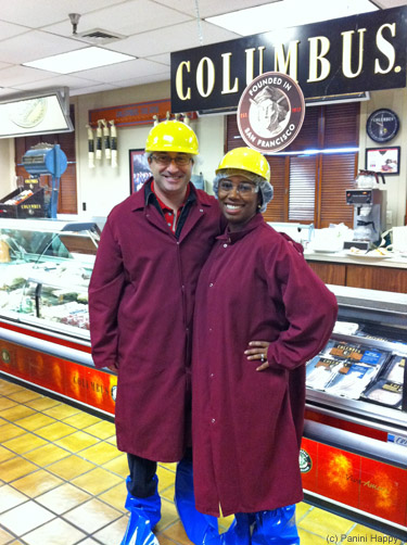 Suited up and ready for our plant tour