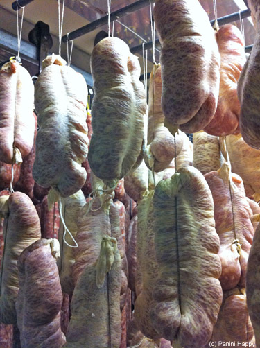 Salame in natural casings