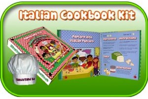 Find the Handstand Kids Italian Cookbook Kit on Amazon