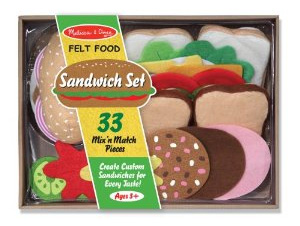 Find the Melissa & Doug Felt Food - Sandwich Set on Amazon