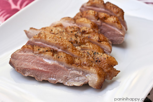 Panini-Grilled Duck Breast