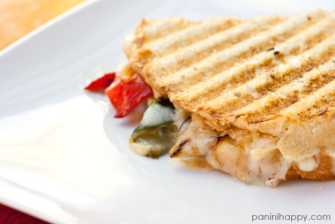 Rajas Grilled Cheese Panini