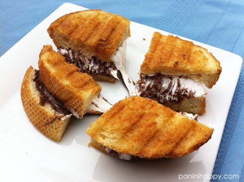 Nutella S'mores Panini