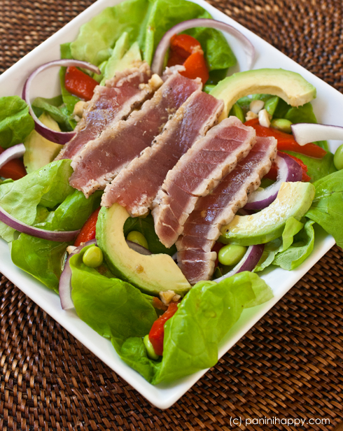 Seared Ahi and Avocado Salad ...from paninihappy.com