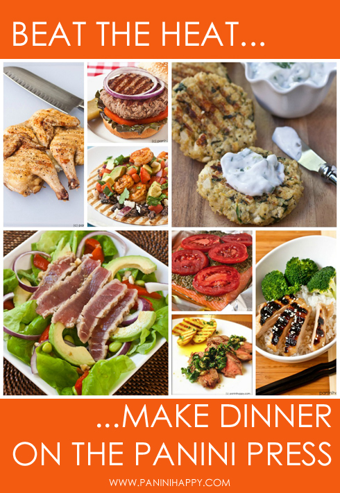 Post image for Seared Ahi and Avocado Salad…plus 8 Summertime Dinners on the Panini Press