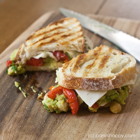 Grilled Chicken and Avocado Panini