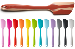 GIR Spatulas -- fun colors, and the unibody design is incredibly convenient!