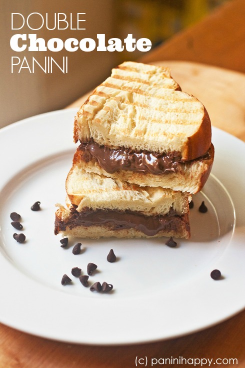 Double Chocolate Panini ...the ultimate dessert sandwich!