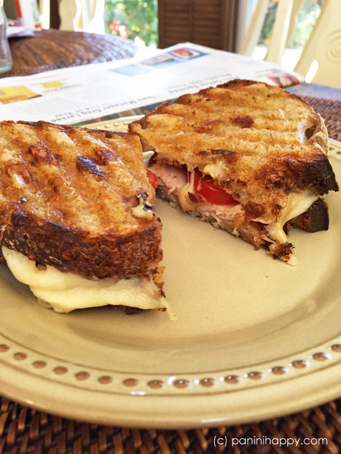 Turkey, Bacon Lattice and Havarti Panini